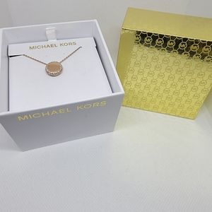 Michael Kors Rose Gold Necklace